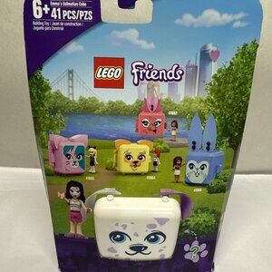 Lego Friends 41663 Emma's Dalmatian Cube 41 Pieces Building Kit Puppy Toy New